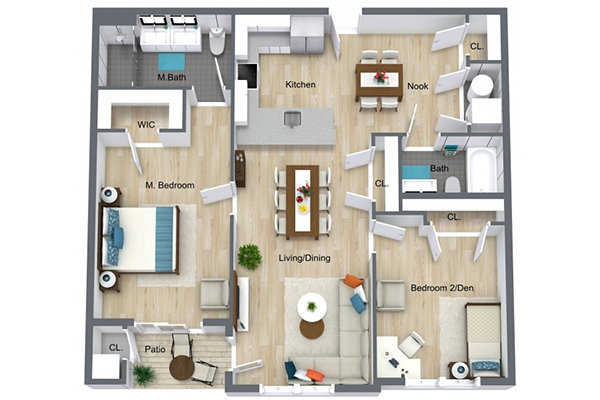 The Grand at Stony Hill floorplan b