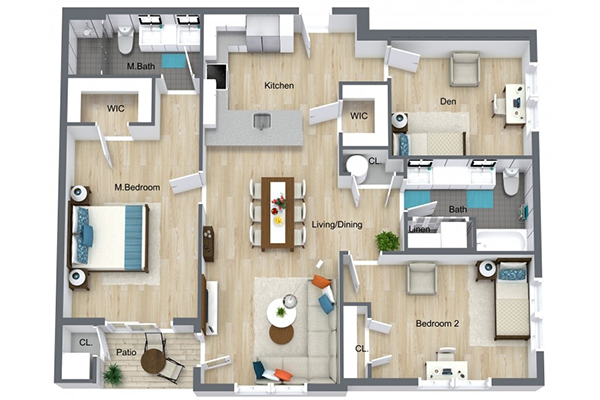 The Grand at Stony Hill floorplan c