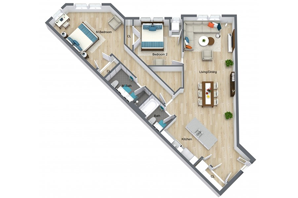 The Grand at Stony Hill floorplan d